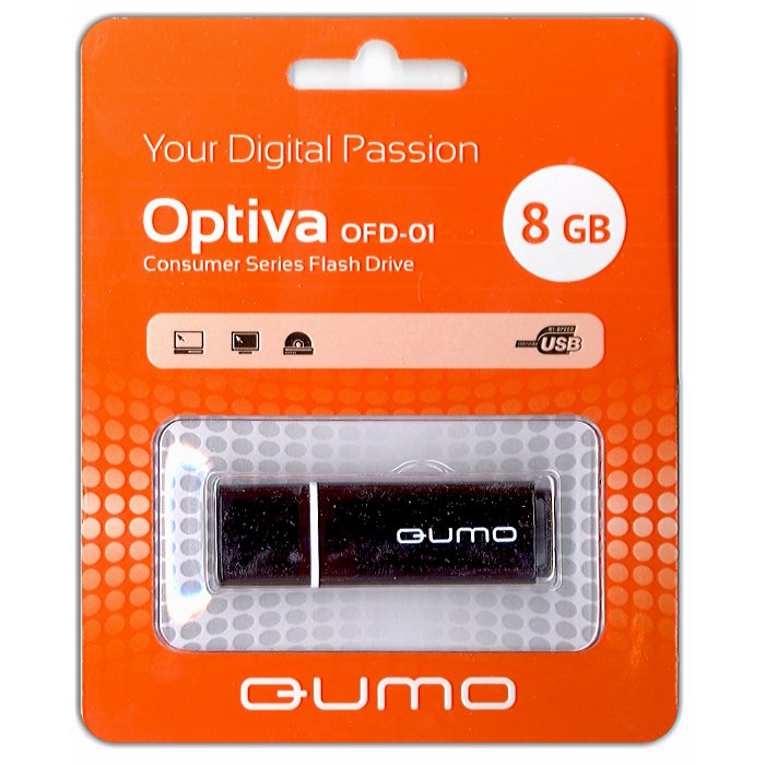  Флешка 8Гб, USB 2.0 - Qumo 